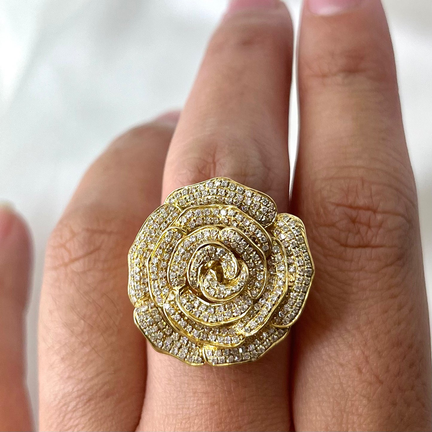 Rose Pave Diamond Set ST020