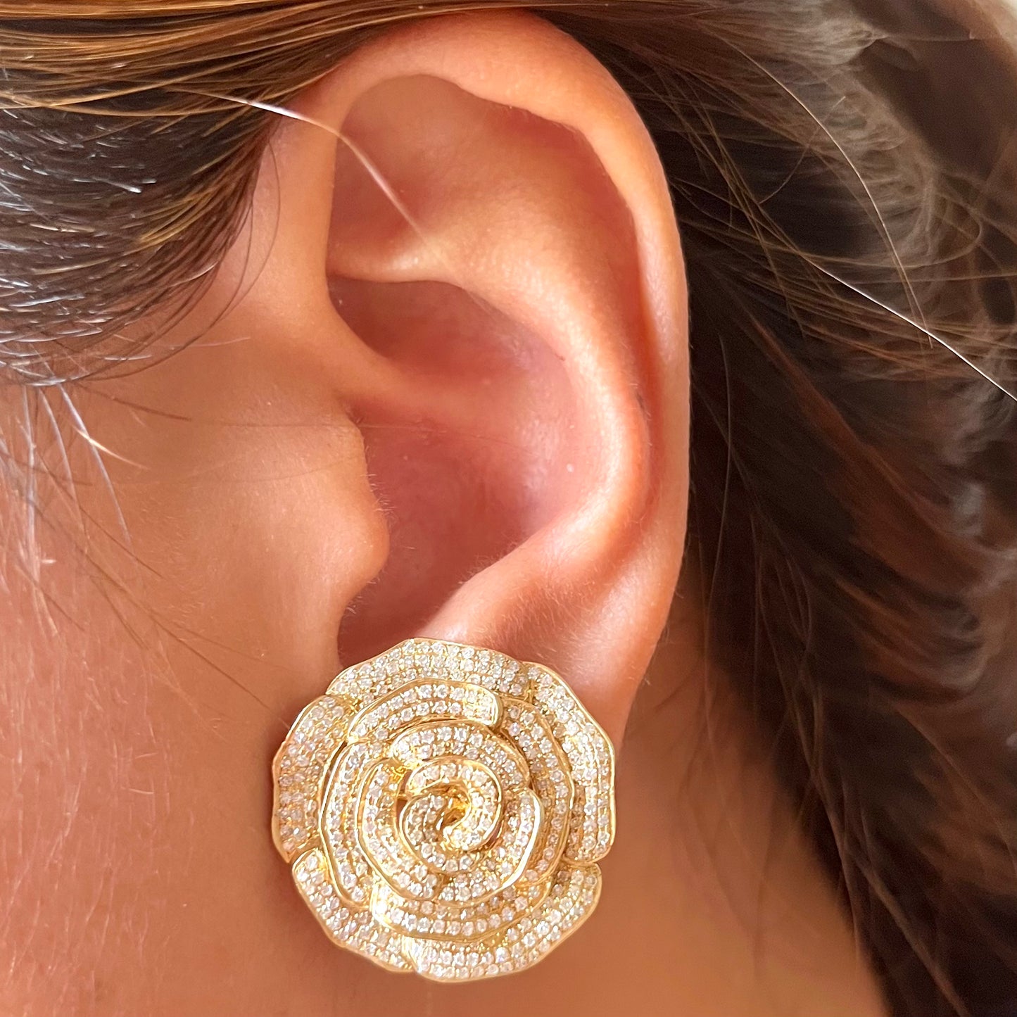 Rose Pave Diamond Set ST020