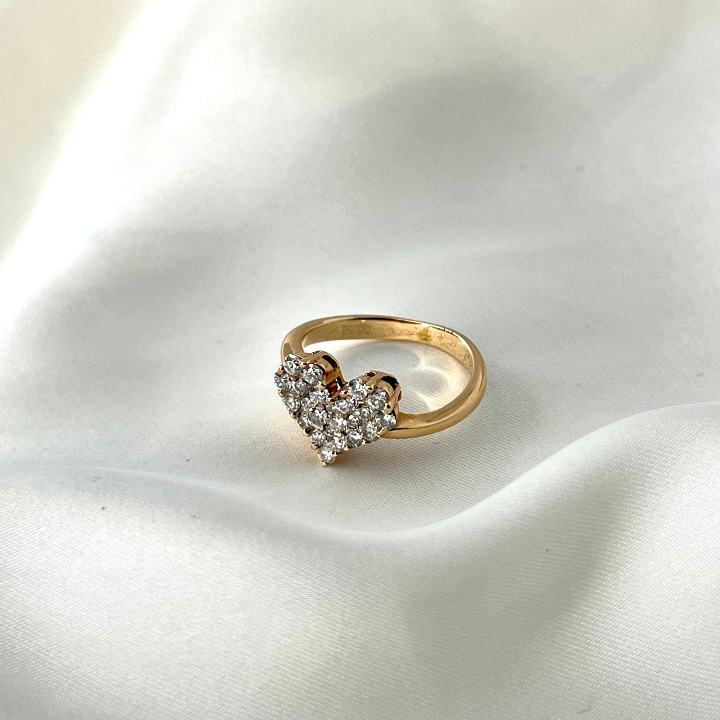 Rose Gold Heart Ring RG004