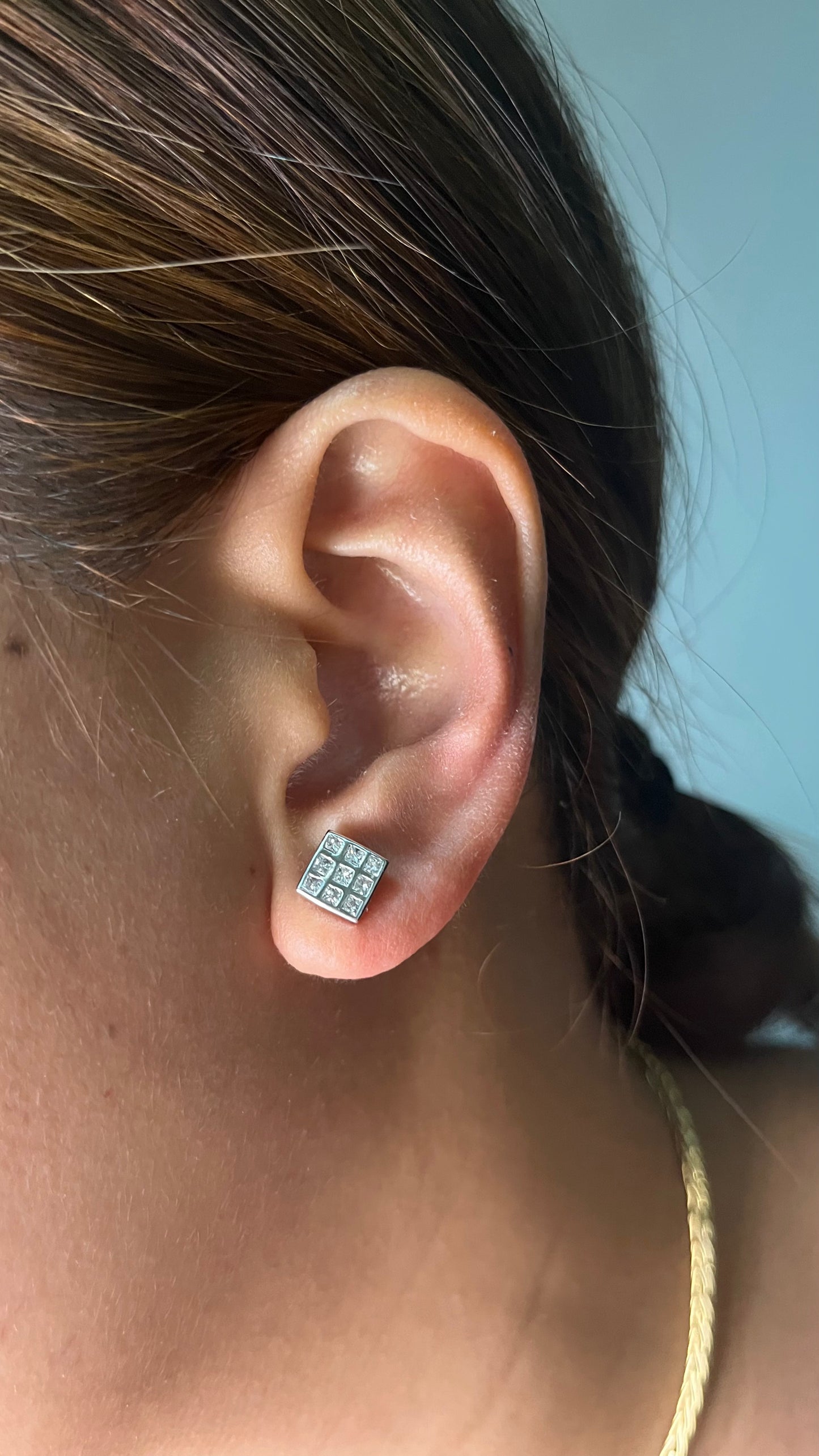 Square Stud Earring ER012