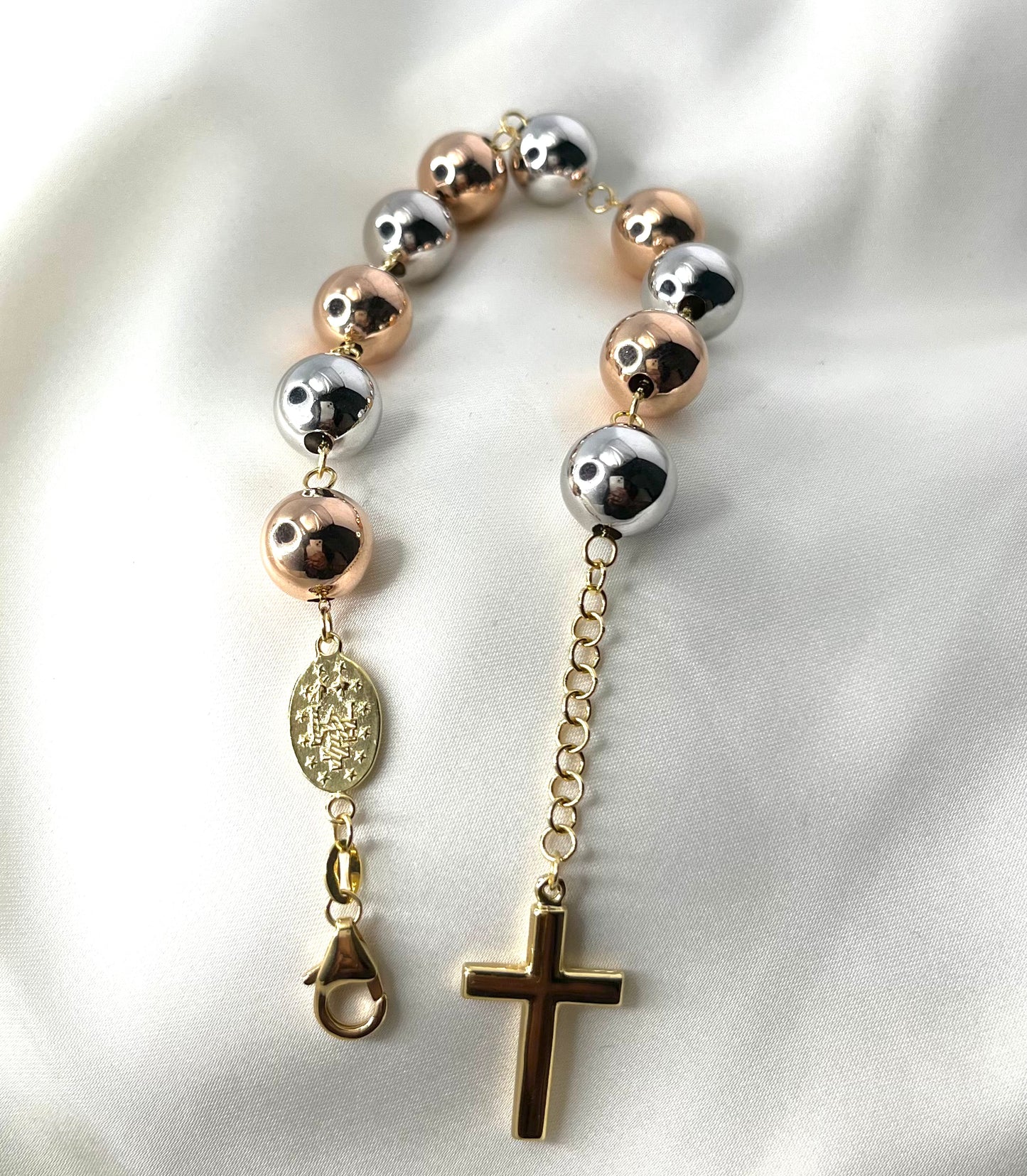 Rosary Bracelet Tricolor BR009