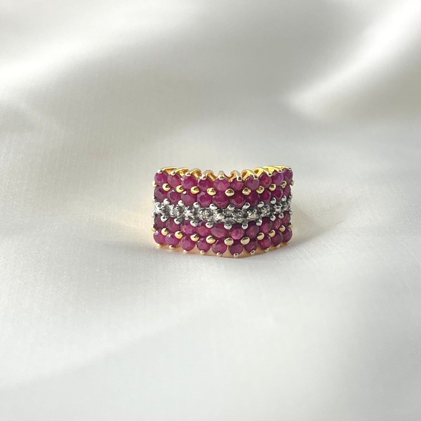 Natural Ruby and Diamond Ring RG015