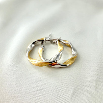 Twist Two Tone Creolle ER015