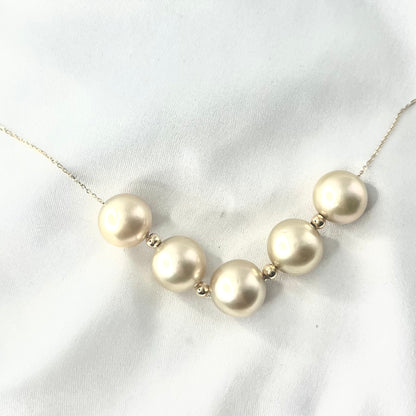 Pearl Station Necklace NL117