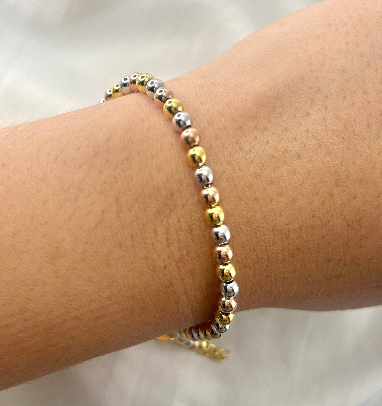Tricolor Bead Bracelet BR100