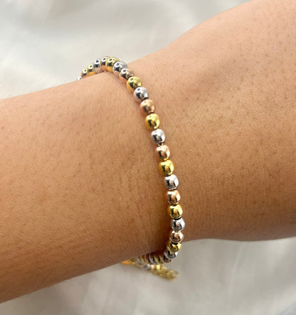 Tricolor Bead Bracelet BR100