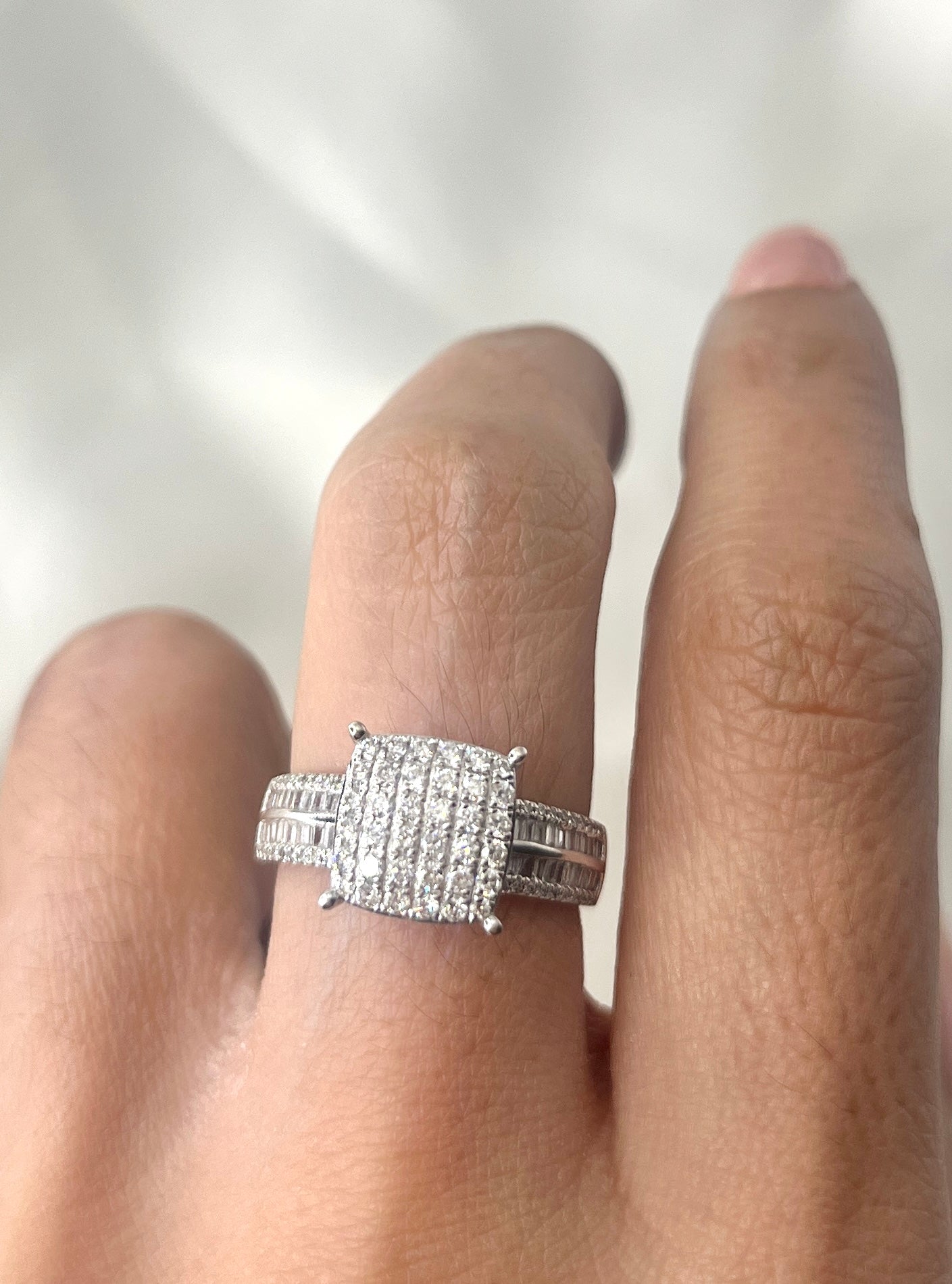 Square Illusion Diamond Ring RG021