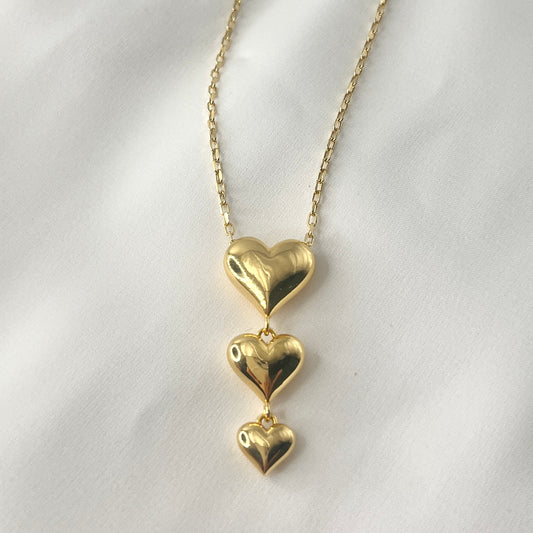 Trio Heart Necklace NL189