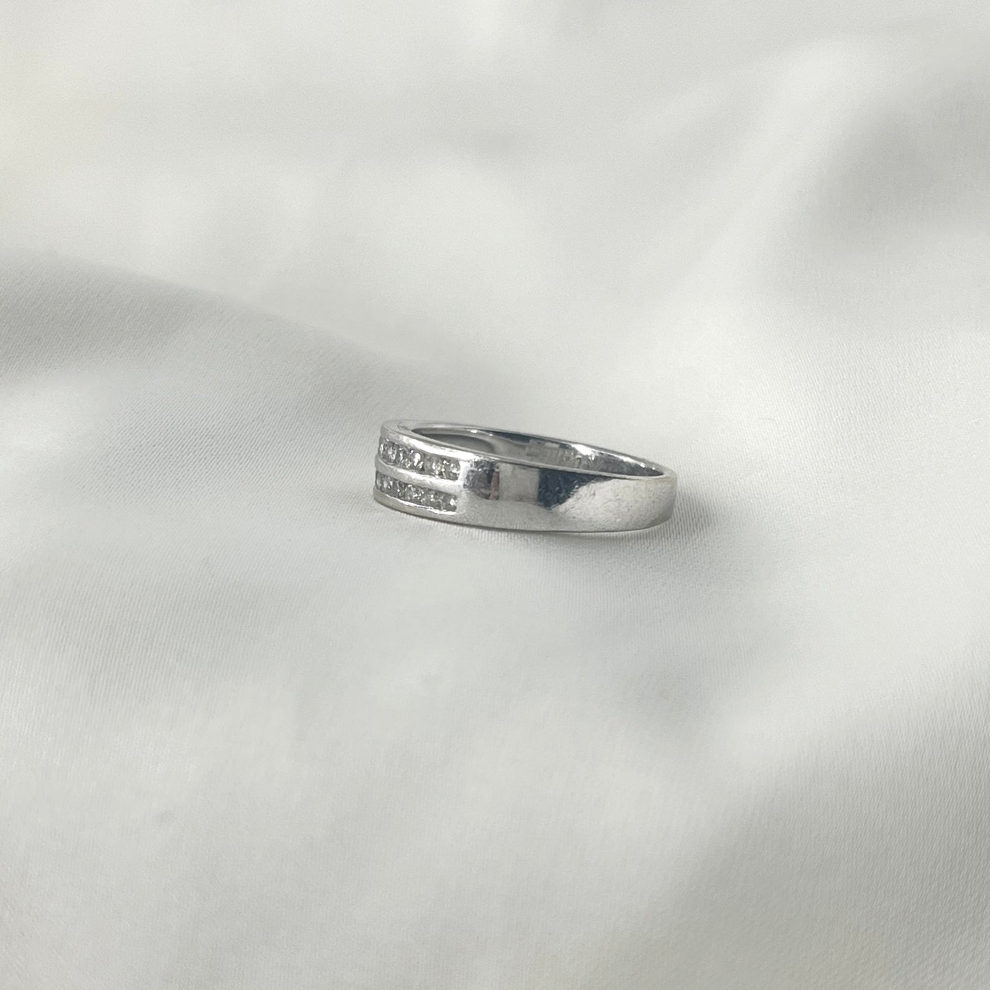 Double Row Diamond Ring RG019