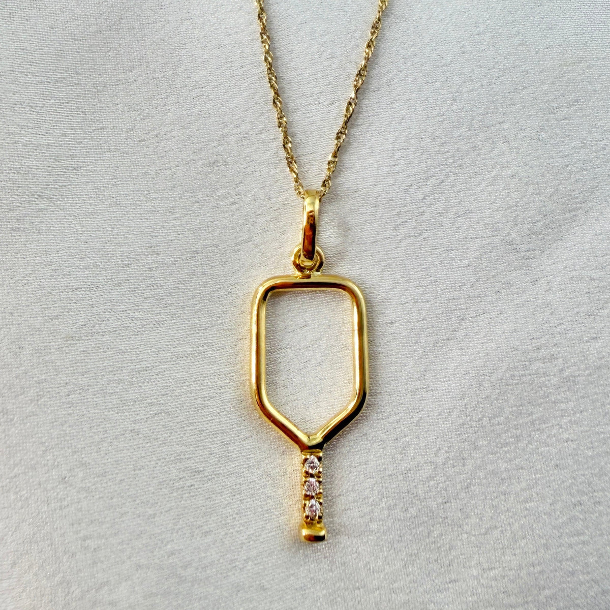 Diamond Paddle Handle Pendant NL227