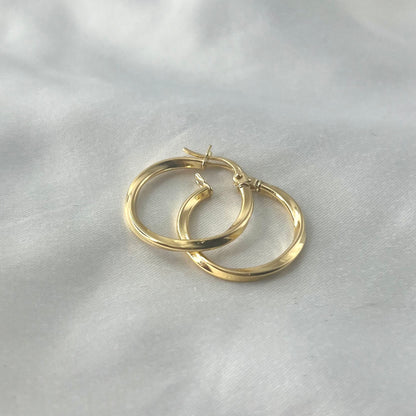 Swirl Creole Earrings ER173