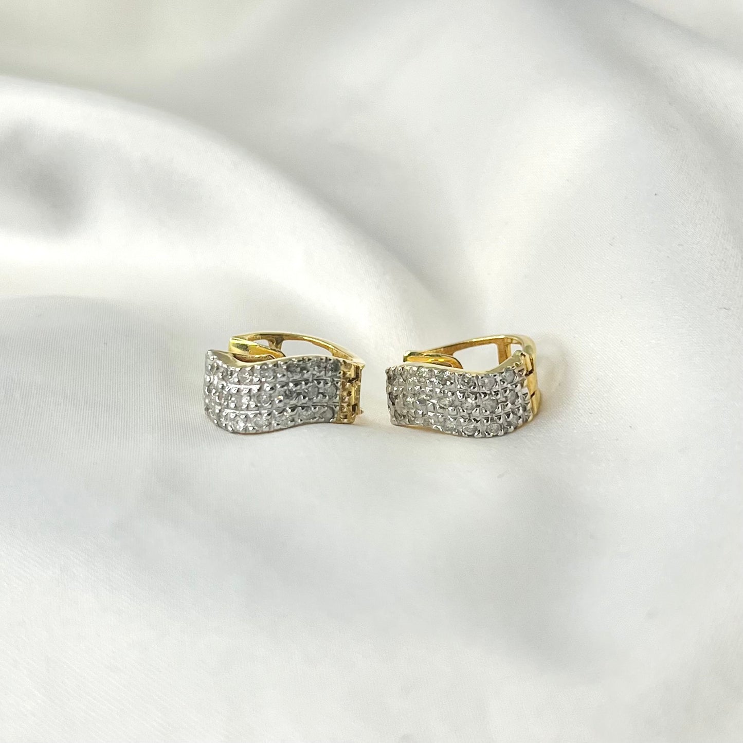 Creole Diamond Earrings ER118