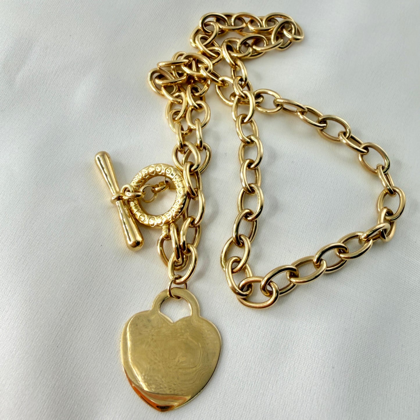 Toggle Heart Necklace NL194