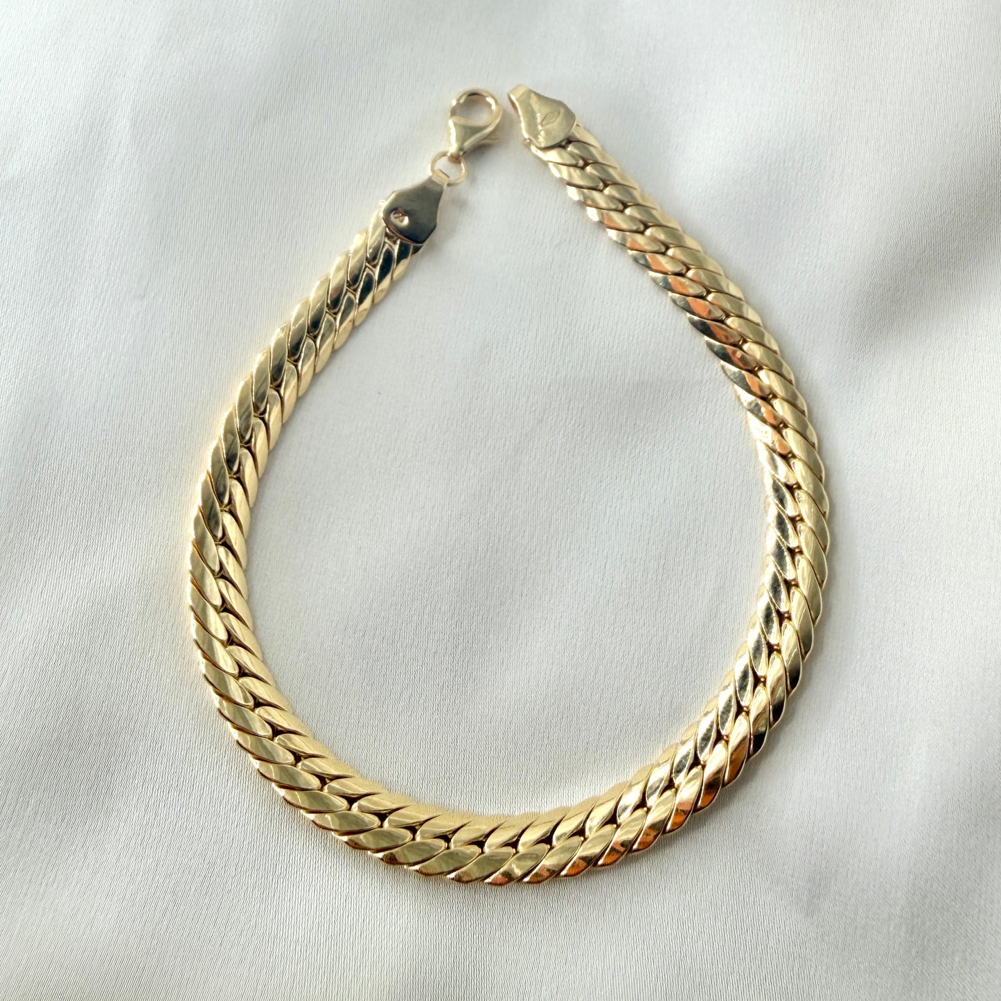 Cuban Yellow Gold Bracelet BR120