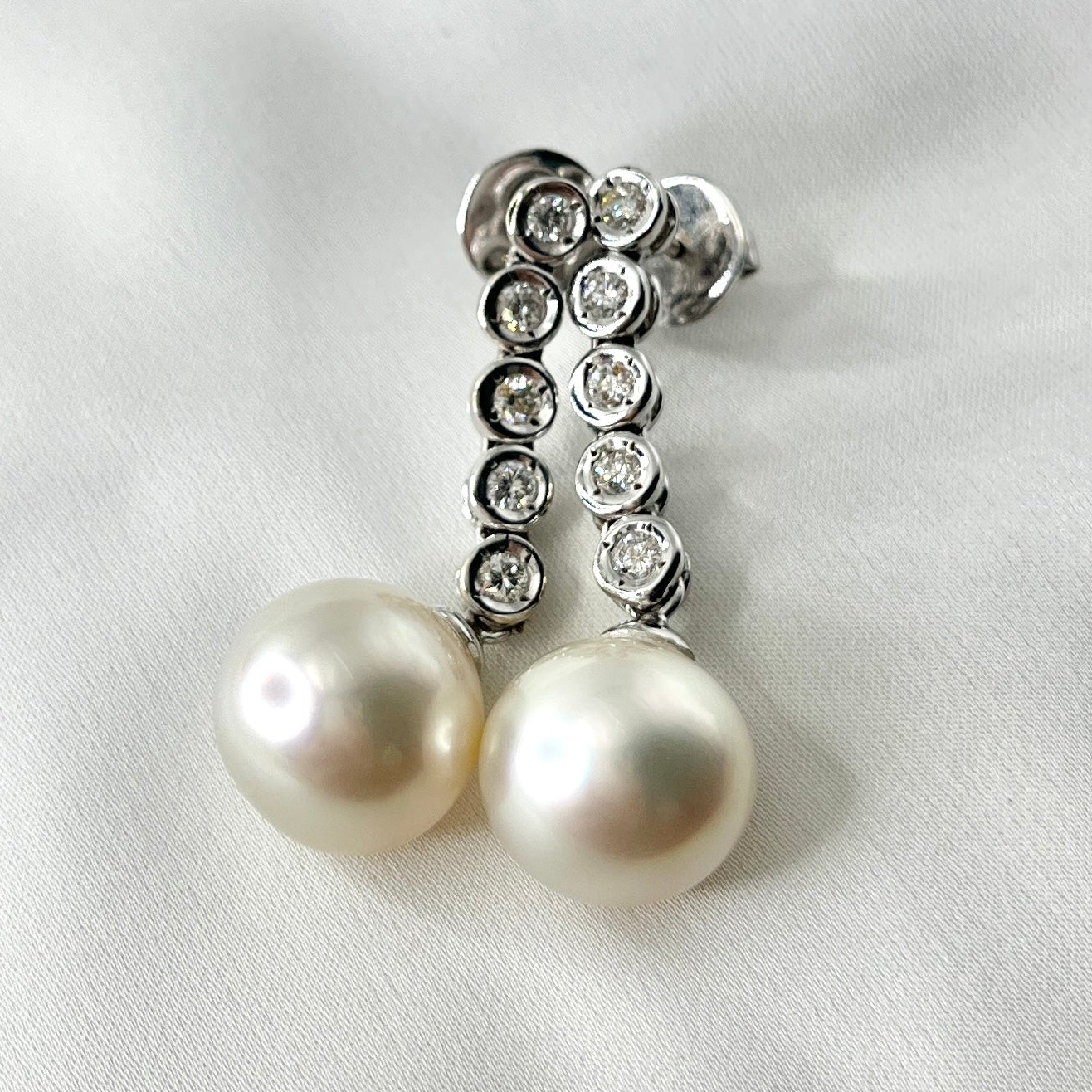 Diamond Pearl Drop Danglings DE023