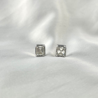 Emerald Cut Earrings DE001