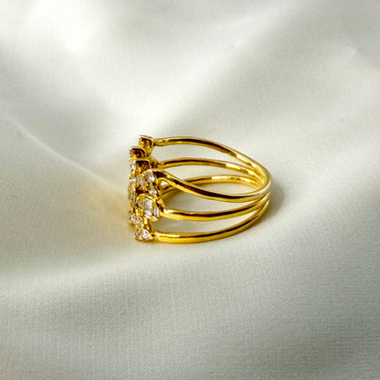 Multi Shape Illusion Diamond Ring RG035