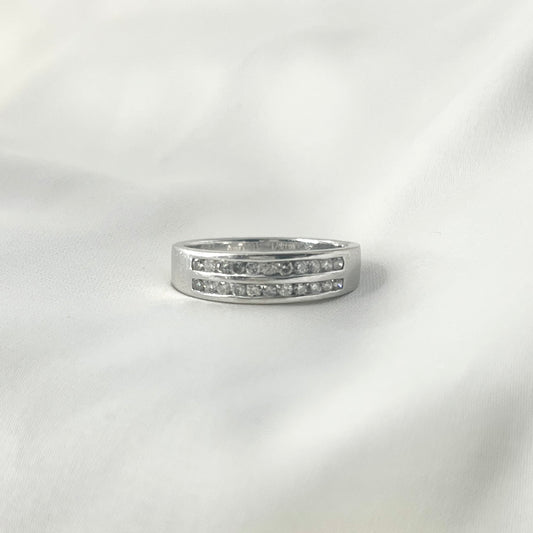 Double Row Diamond Ring RG019