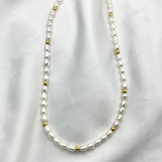 Bead Pearl Choker