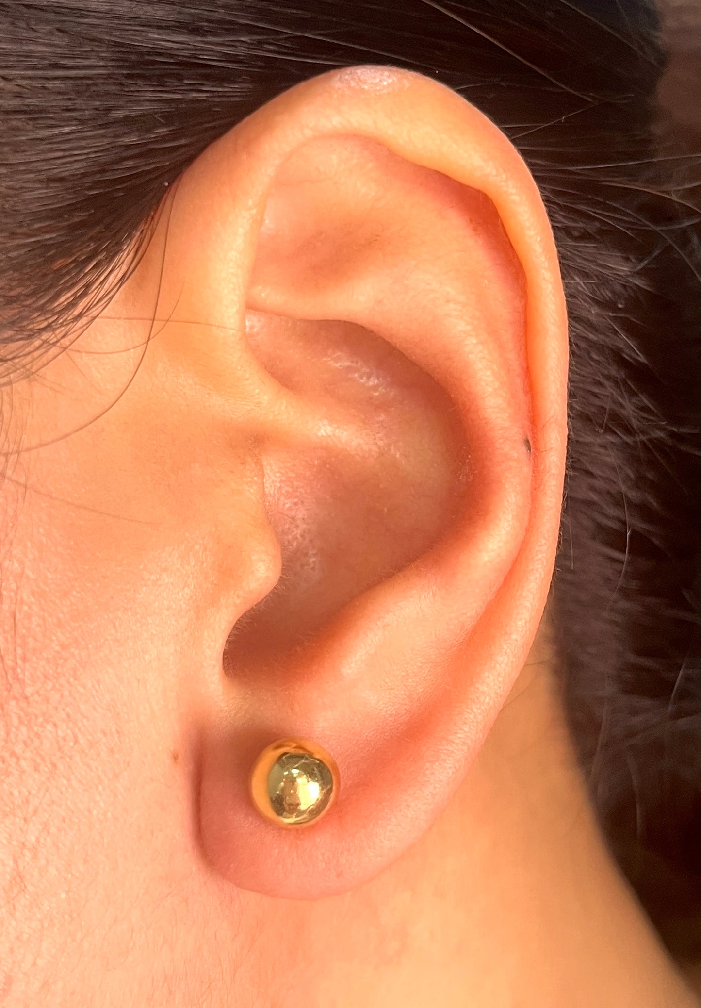 Round Screw Earrings GE002