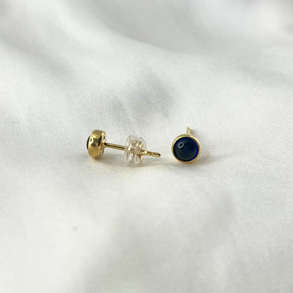 Cabochon Sapphire Earrings ER084