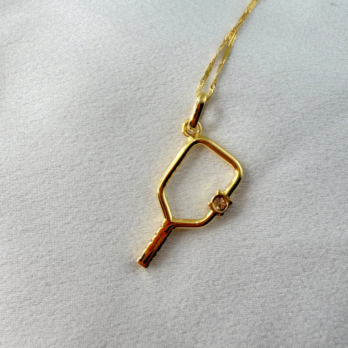 Solo Diamond Paddle Pendant NL226