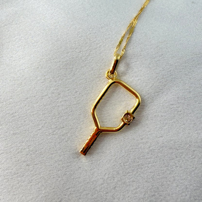 Solo Diamond Paddle Pendant NL226
