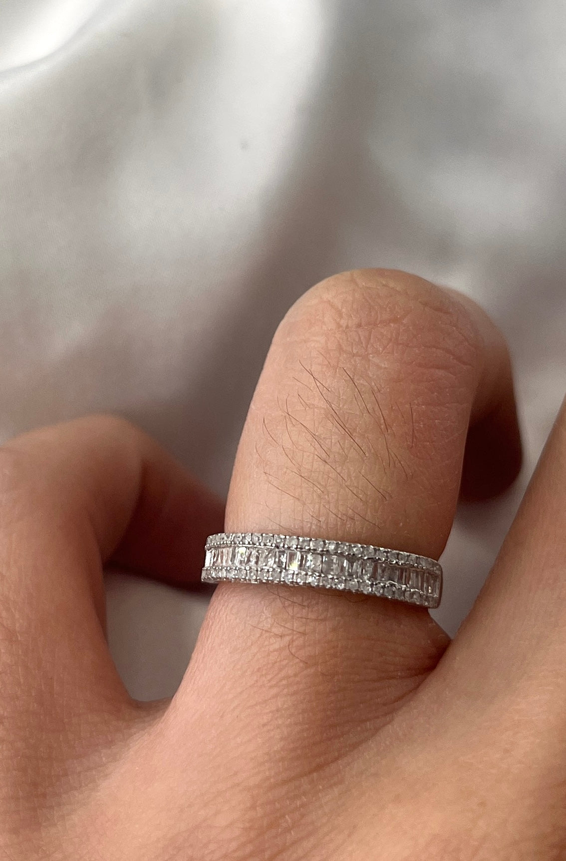 Baguette Half Eternity RG104