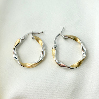 Twist Two Tone Creolle ER015