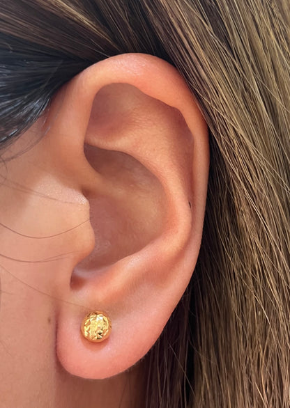 Round Stud Earrings ER128