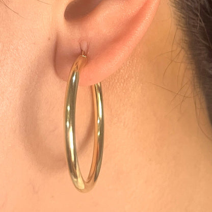 Hoop Creole Yellow Gold GE005