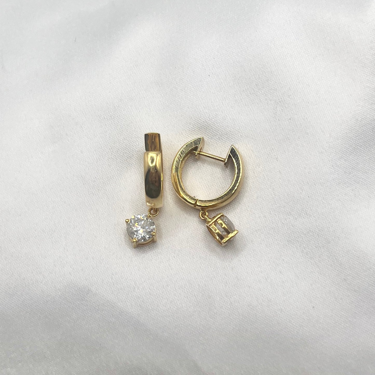 Creole Solo Diamond Earrings DE015