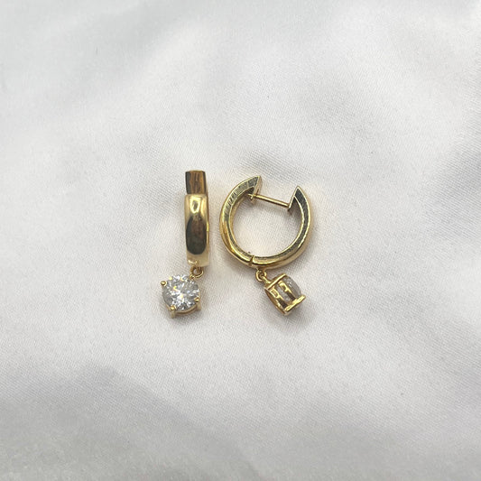 Creole Solo Diamond Earrings DE015