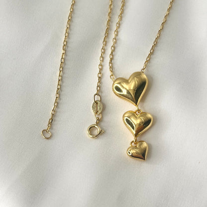 Trio Heart Necklace NL189