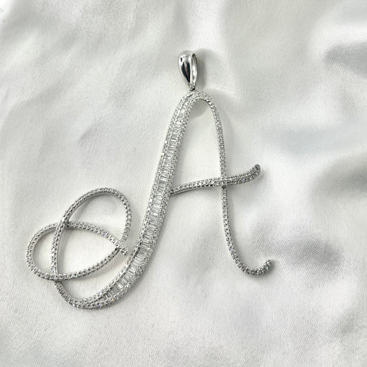 Letter A Diamond Pendant HK PD38