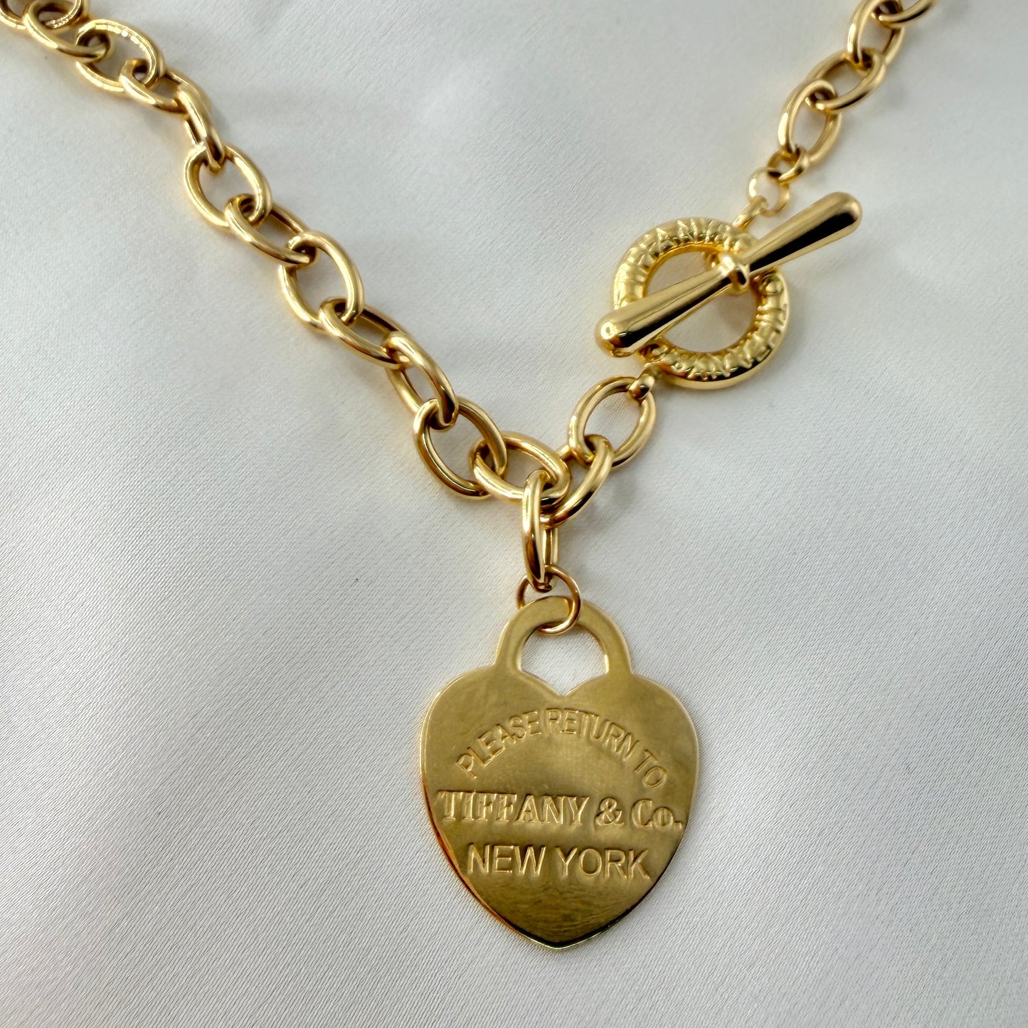 Toggle Heart Necklace NL194