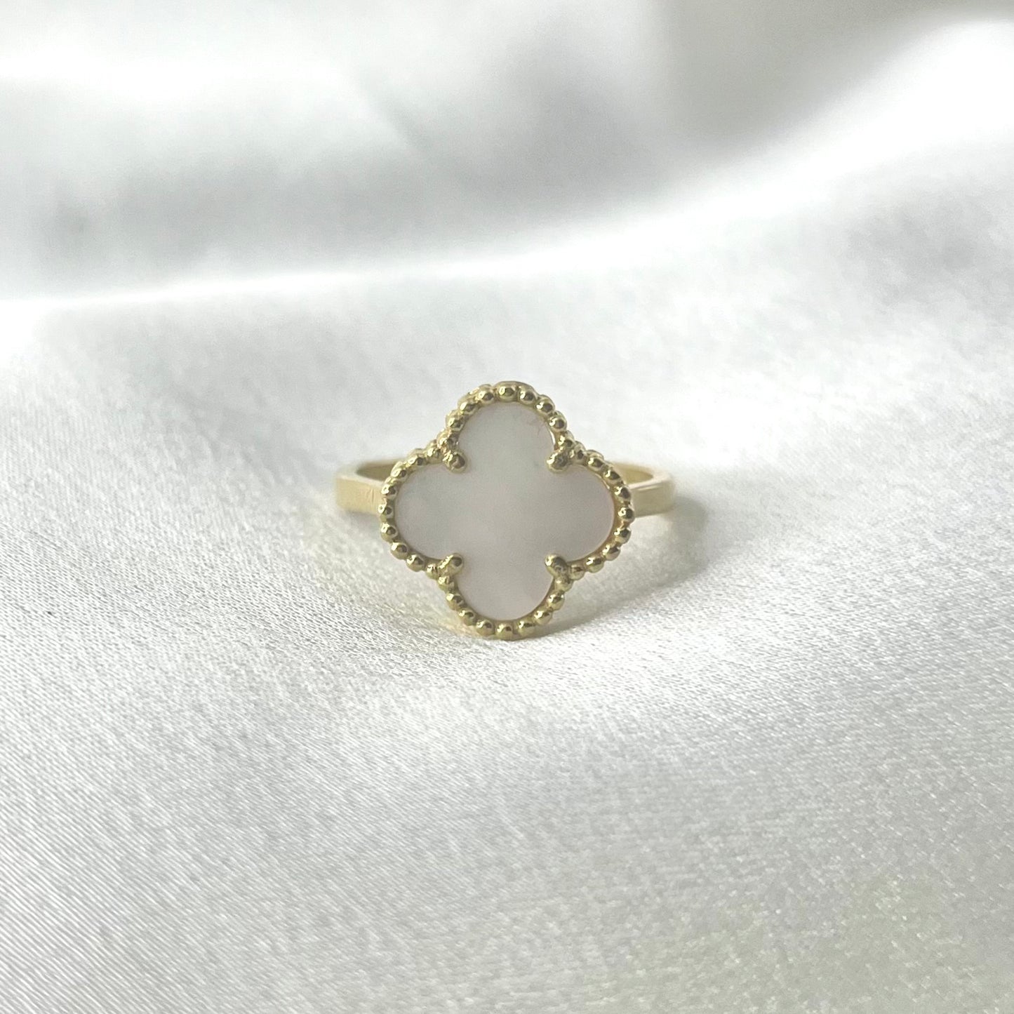 Clover Mother Of Pearl Ring