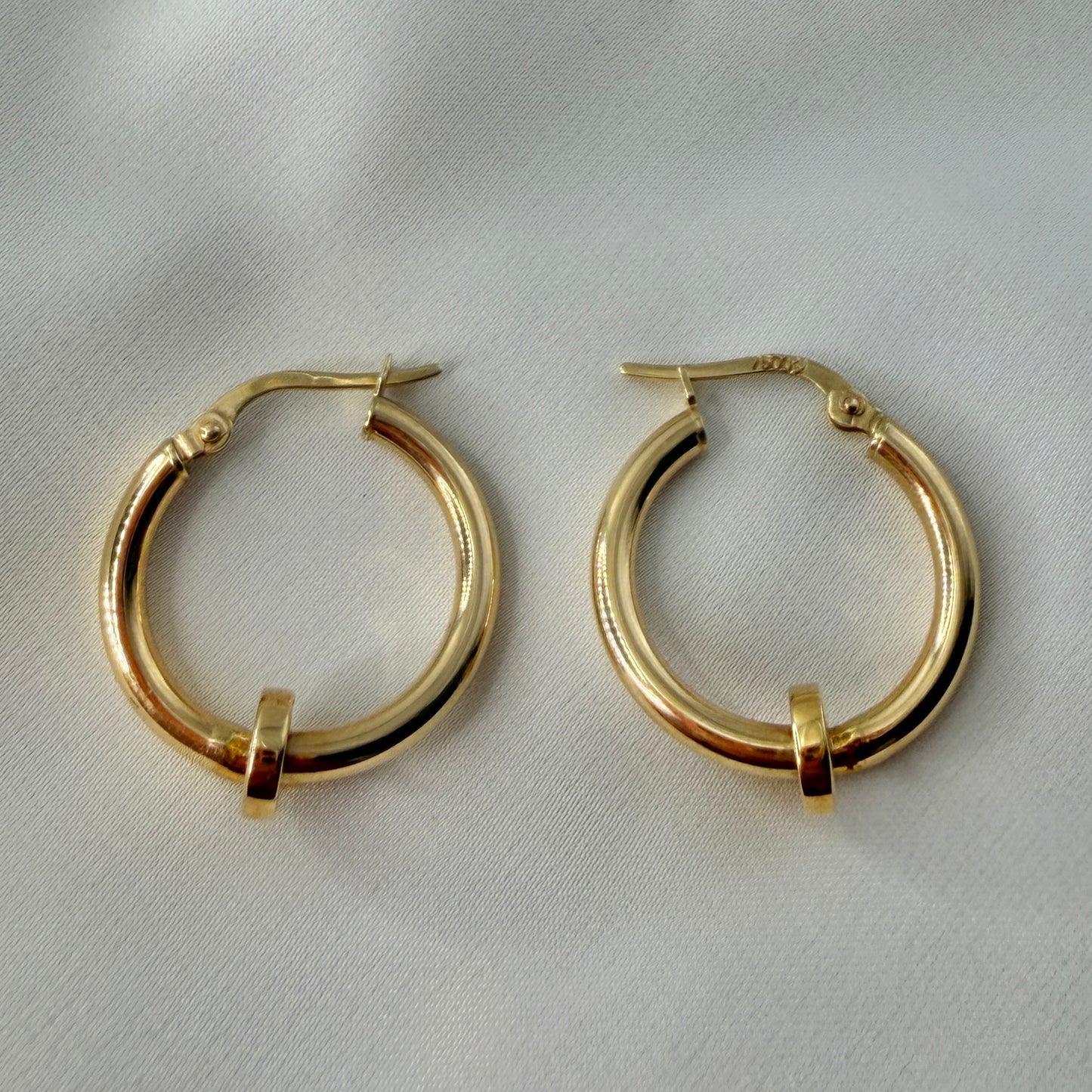 Nail Creole Earrings ER009