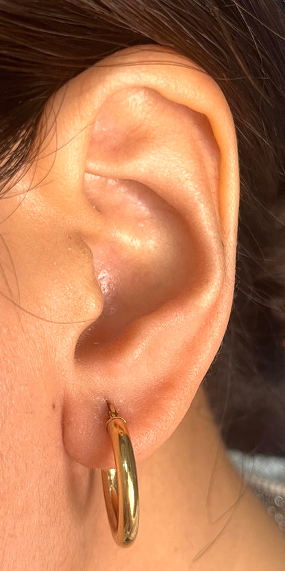 Yellow Gold Creole ER170
