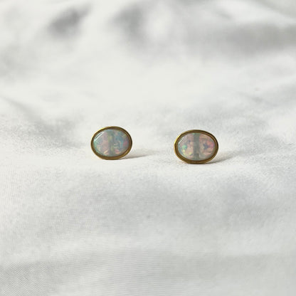 Opal Birthstone Earrings BS001