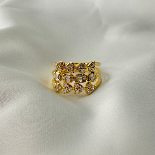 Multi Shape Illusion Diamond Ring RG035