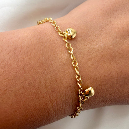 Heart Charm Bracelet BR116