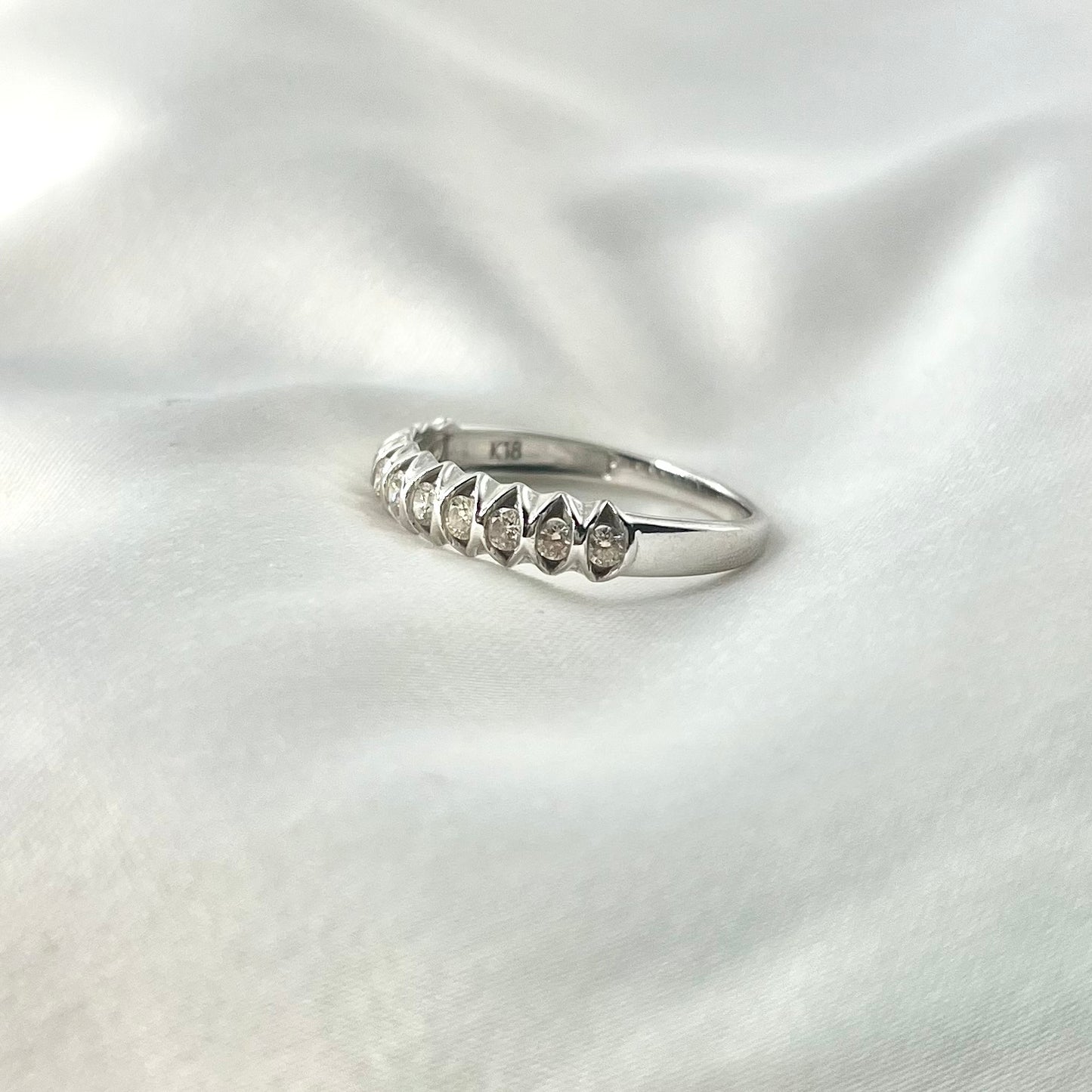 Diamond Half Eternity Ring RG086