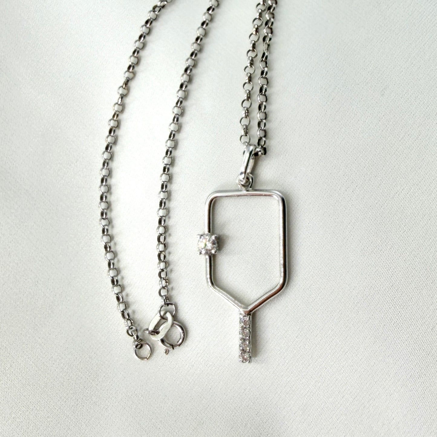 Diamond Paddle Necklace NL222