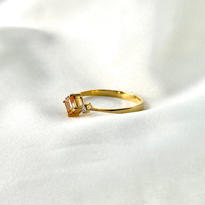 Topaz Diamond Ring RG064