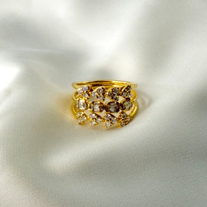 Multi Shape Illusion Diamond Ring RG035