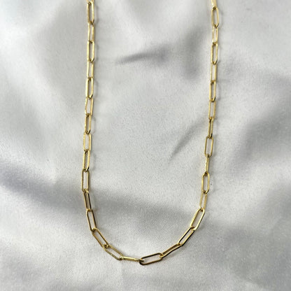 Small Paperclip Necklace NL117