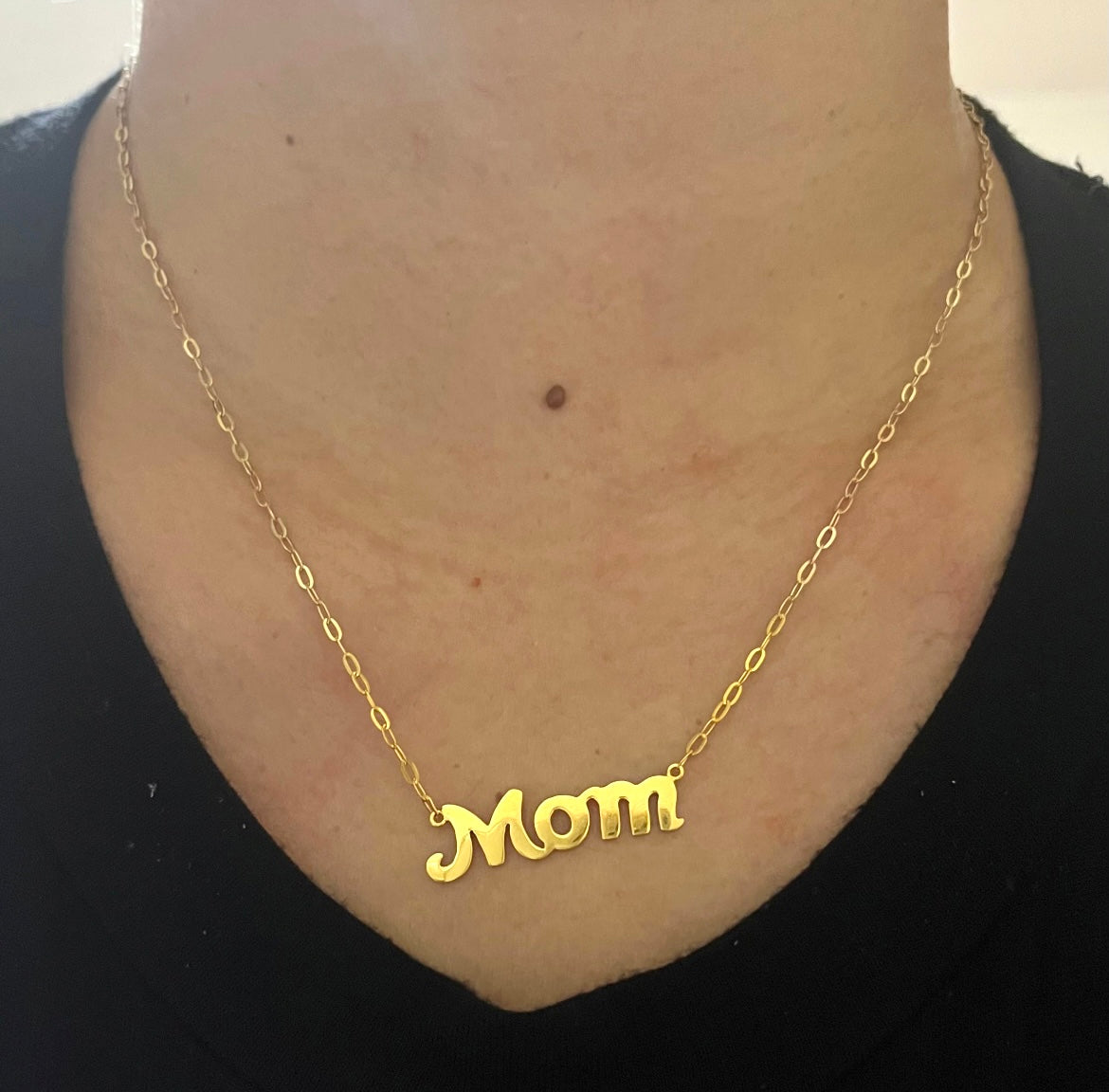 Mom Choker Yellow Gold NL020