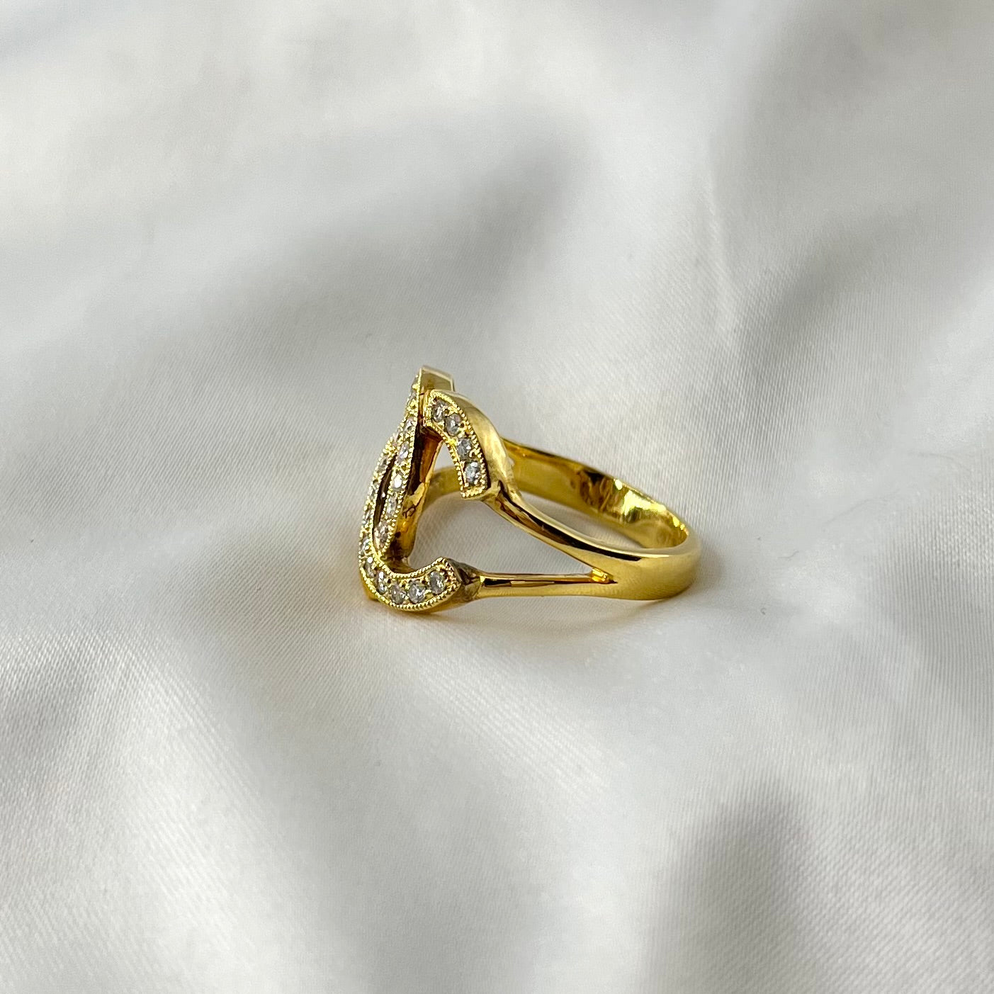 Intertwined Diamond Ring RG090