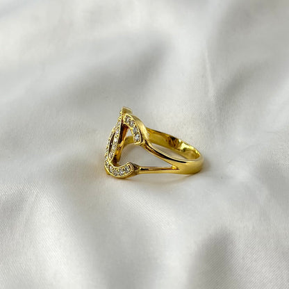 Intertwined Diamond Ring RG090